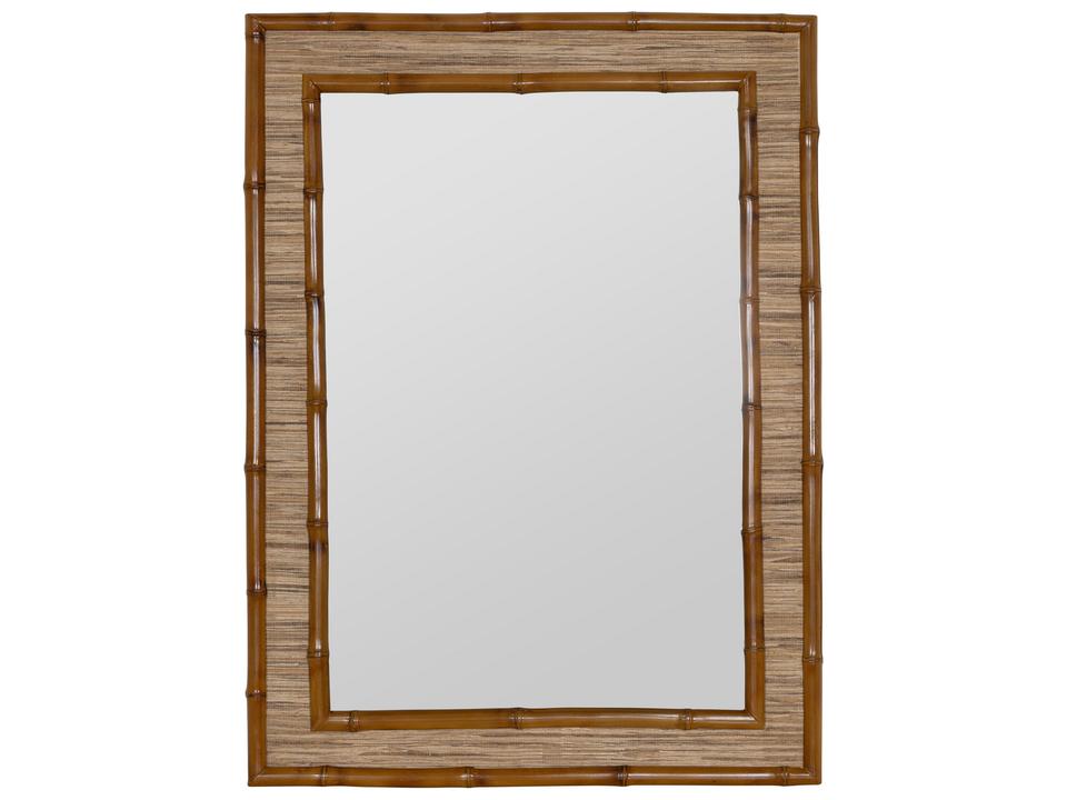 Cameron Honey Bamboo Rectangular Wall Mirror