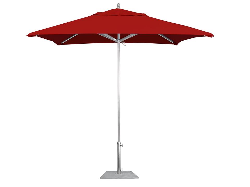 California Patio Umbrella Quick Ship Rodeo Series 7.5 Foot Square Push Up Lift Aluminum Patio Umbrella