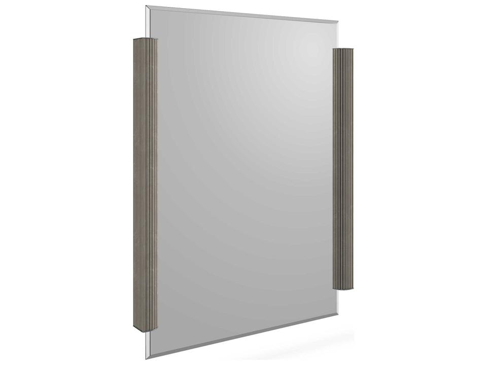 Classic Love To Look! Rectangular Wall Mirror in Oracle and Whisper of Gold