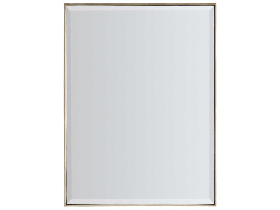 Modern Artisan Remix Rectangle Mirror in Bronze Gold Metal
