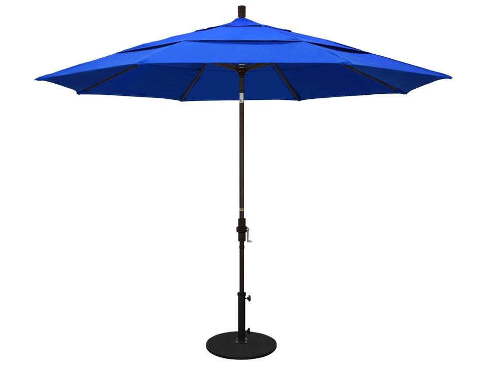 Golden State Series 11 Foot Octagon Market Umbrella with Crank Lift