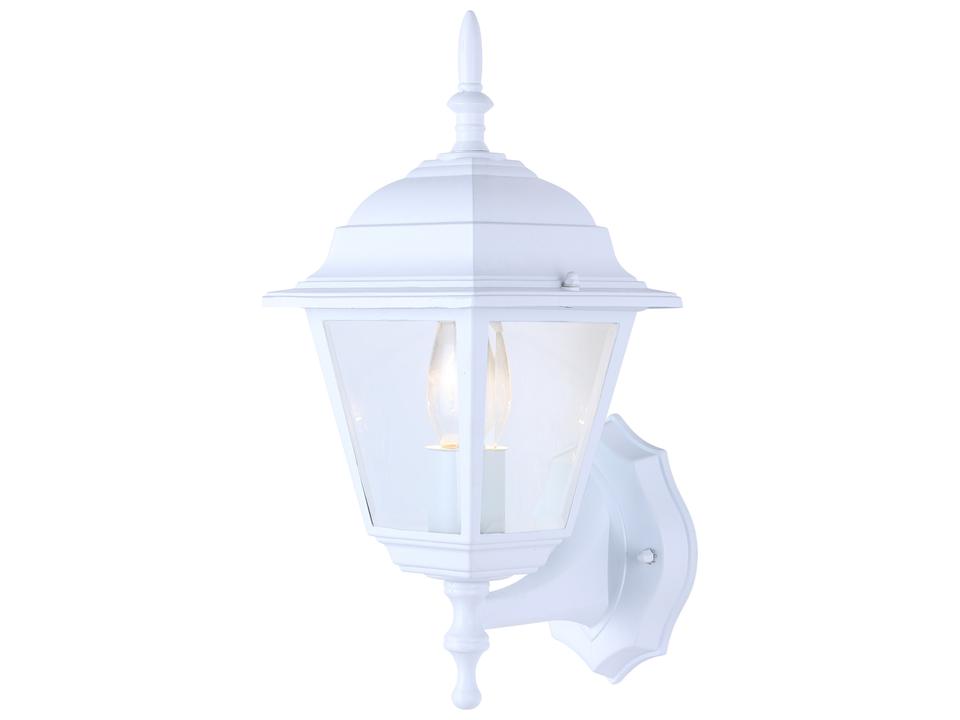 Madison 1-Light Outdoor Wall Sconce in White