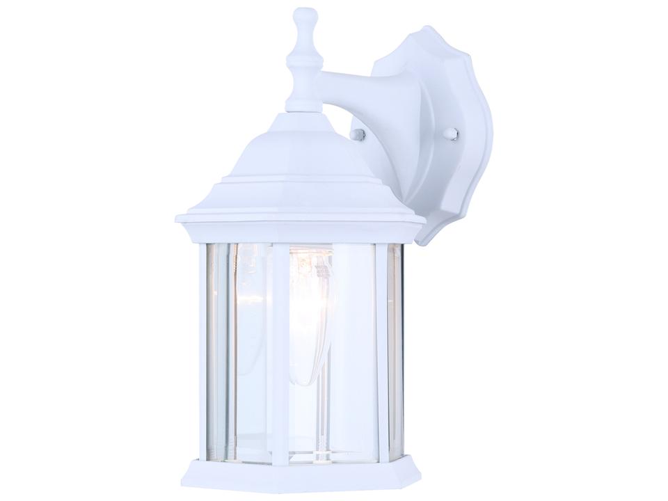 1-Light Outdoor Wall Sconce in White