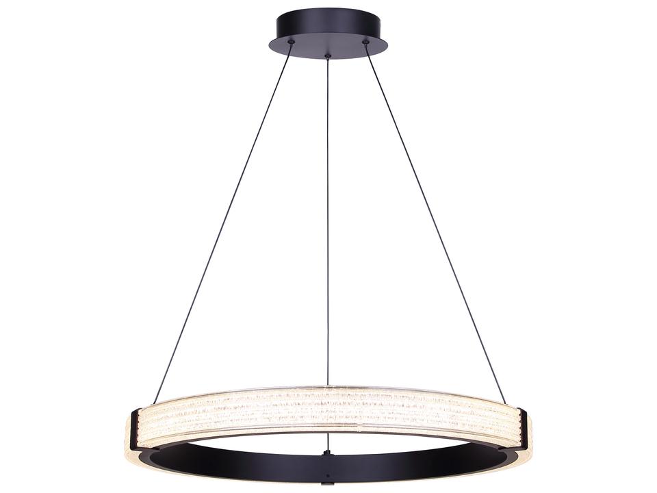Solace LED Chandelier in Matte Black Dimmable