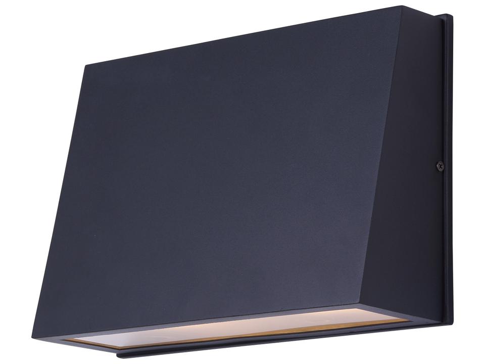 Kit 1-Light Outdoor Wall Light in Black