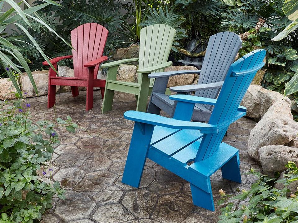 Recycled Plastic Outdoor Patio Lounge Set