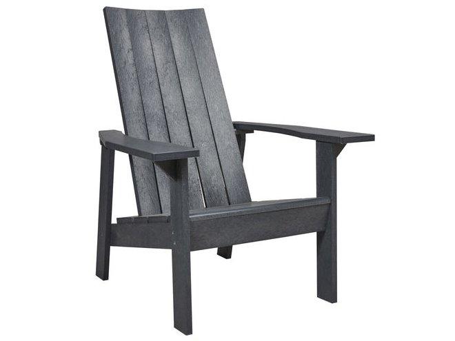 Recycled Plastic Outdoor Adirondack Chair in Selected Finish