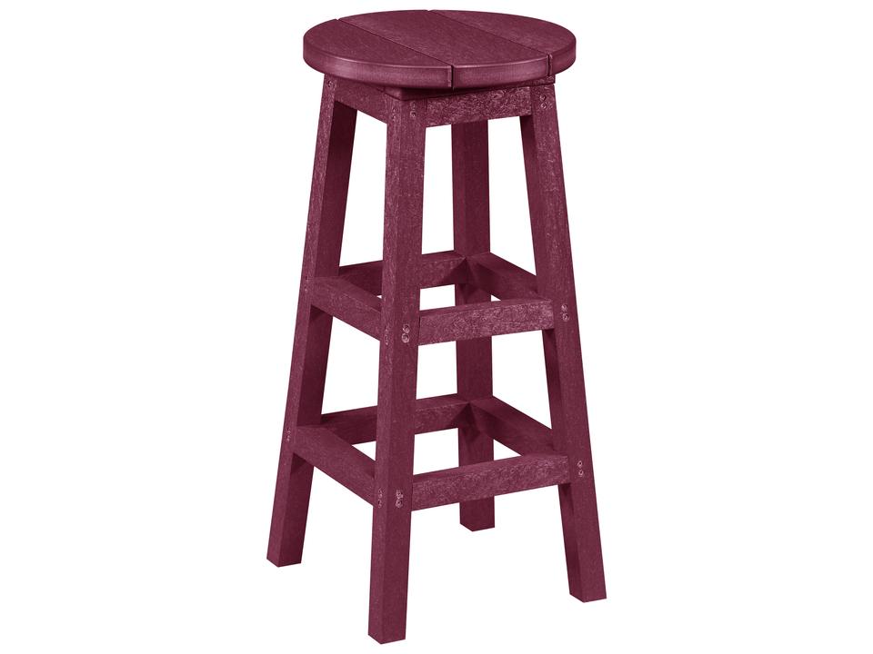 Capterra Recycled Plastic Backless Bar Stool