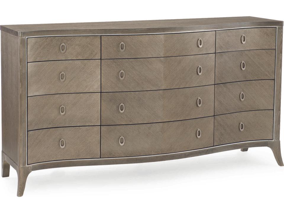 Avondale Ash 12-Drawers Brown Wood Dresser
