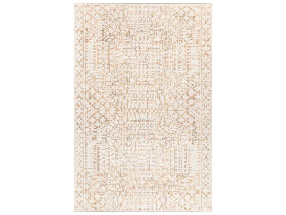 Ayla Bordered Hand-Knotted Wool and Jute Area Rug