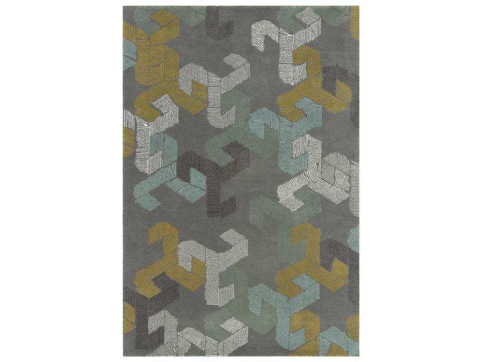 Jessica Swift JES-28907 Hand-Tufted Wool Area Rug in Grey Multi