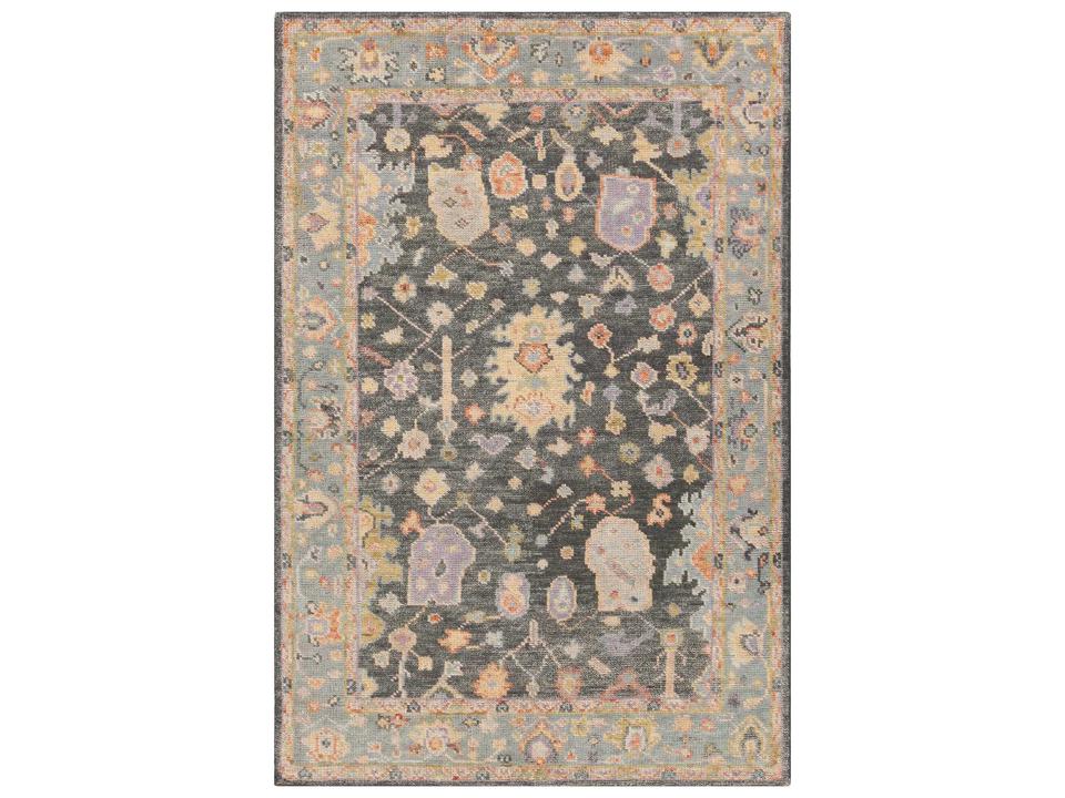 Wendi Hand-Knotted Wool and Cotton Blend Area Rug