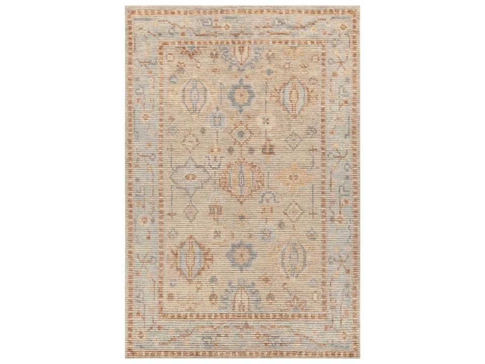 Yazmin Hand-Knotted Wool Traditional Area Rug in 100% Wool