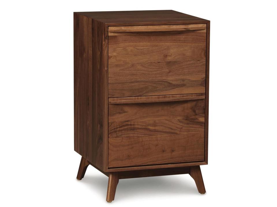 Catalina Natural Walnut File Cabinet