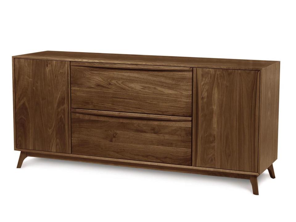 Catalina Natural Walnut File Cabinet