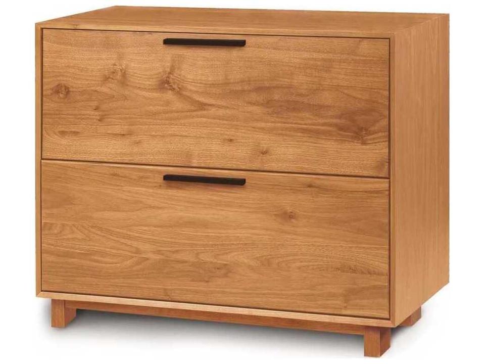 Linear Office Storage File Cabinet Solid Wood GREENGUARD Certified