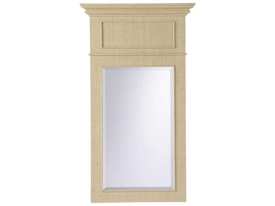Saint Remy Natural Mirror with Cream Raffia Frame