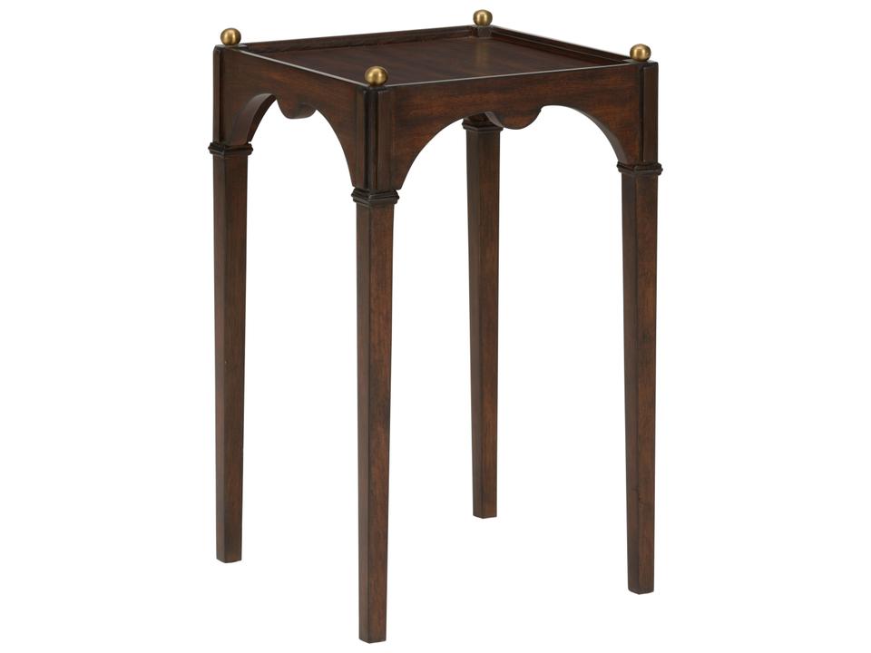 Jamie Merida Brown Square Wood Bar Table