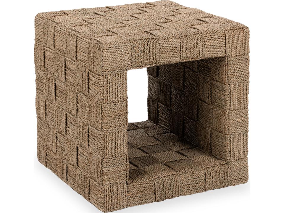 Neyla Square Rattan Natural End Table