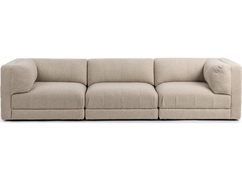 Adalynne 3pc Performance Fabric Modular Sofa