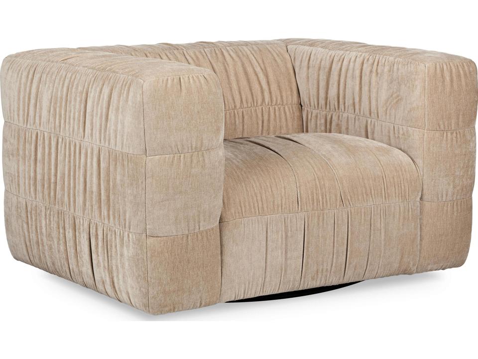 Afeela Swivel Cream Accent Chair