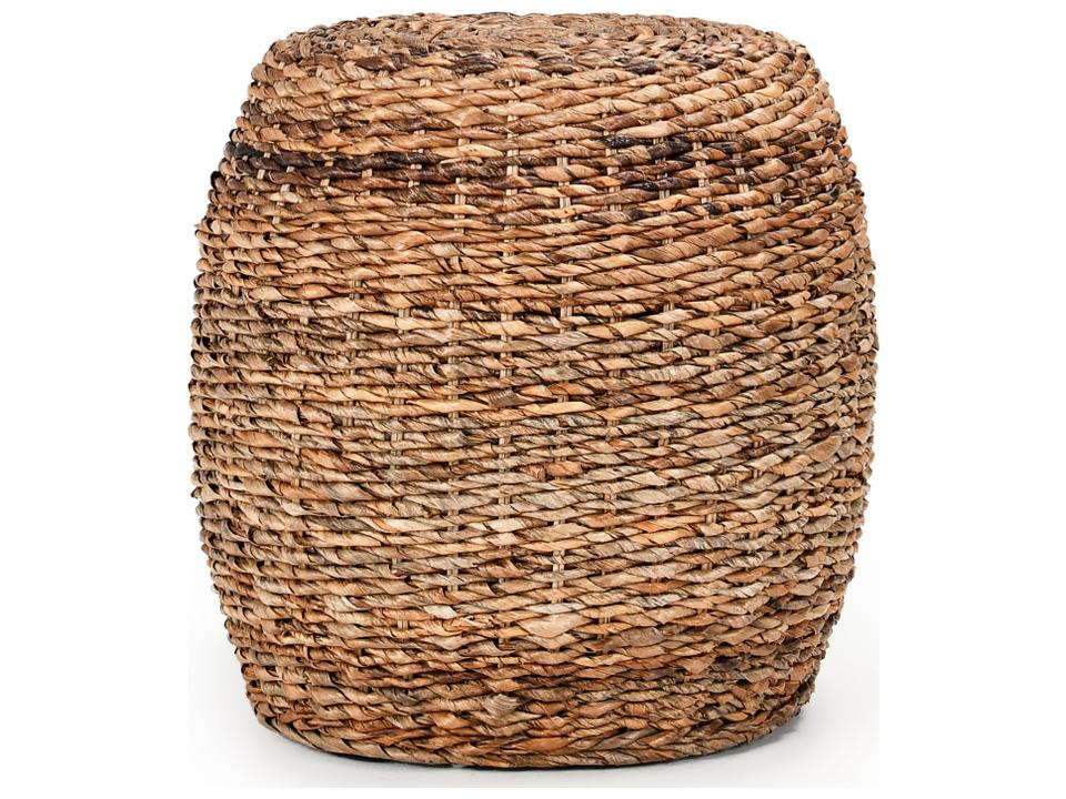 Nido Round Rattan Multi Brown End Table