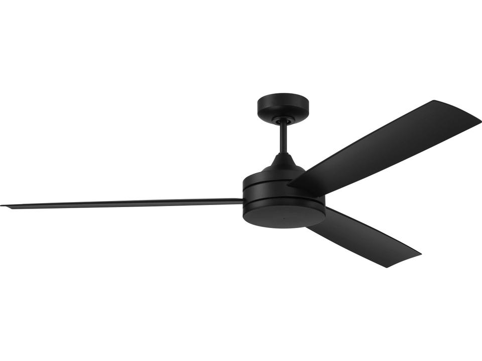 Inspo 62-Inch 3-Blade Indoor Outdoor Ceiling Fan in Flat Black