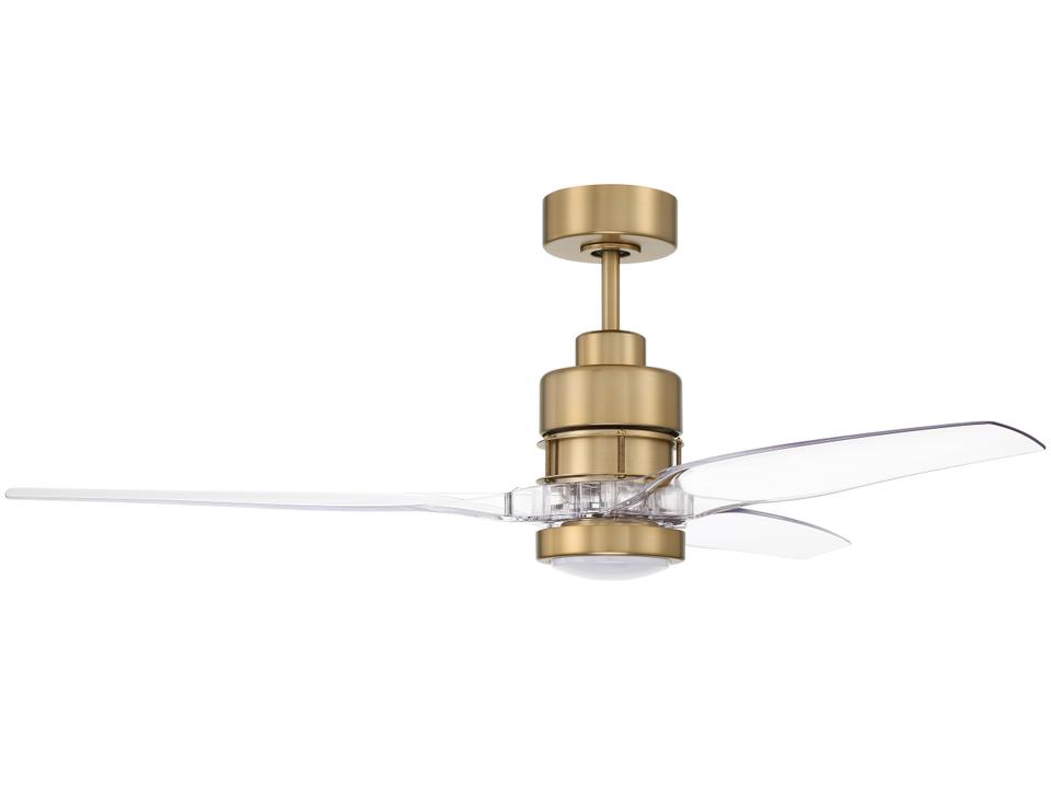 Sonnet Wi-Fi 52-Inch 3-Blade Indoor Ceiling Fan in Satin Brass