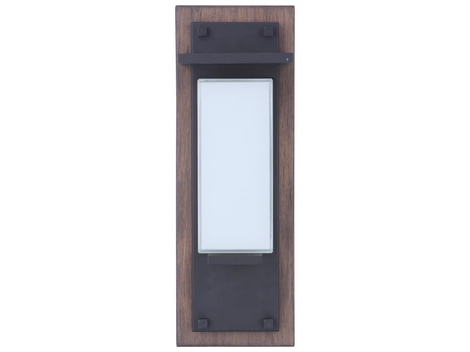 Heights 1-Light Whiskey Barrel Midnight Outdoor Wall Sconce