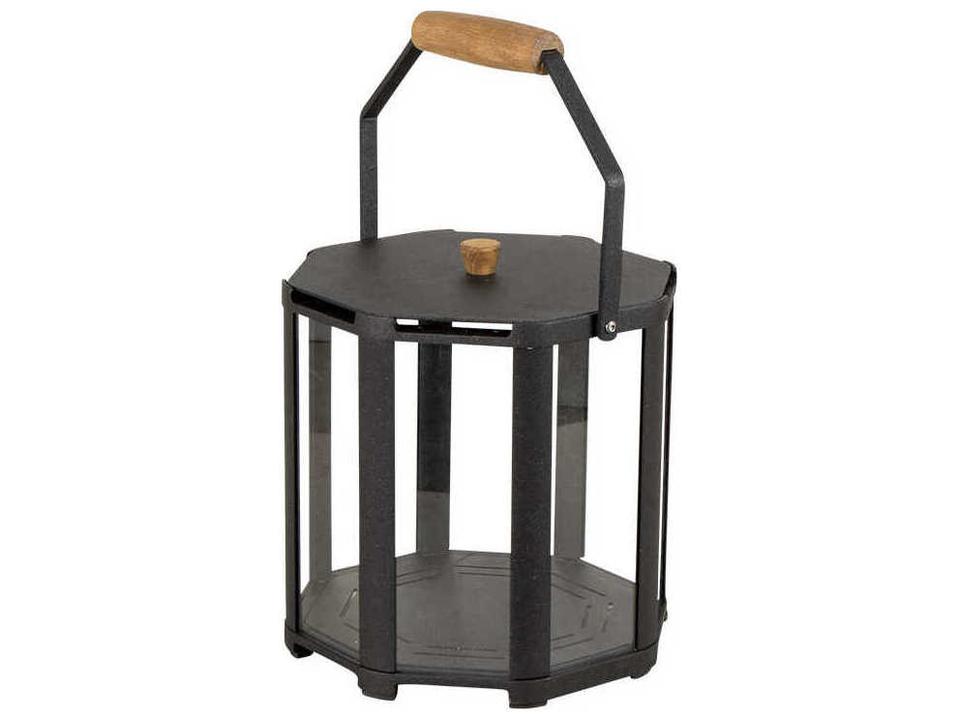 Lightlux Lava Mini Lantern with Teak Handle