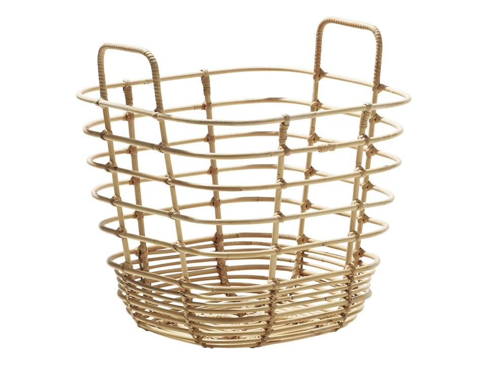 Sweep Square Rattan Indoor Storage Basket