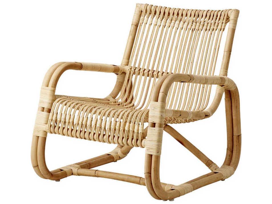Cane-line Curve Natural Rattan Indoor Lounge Chair