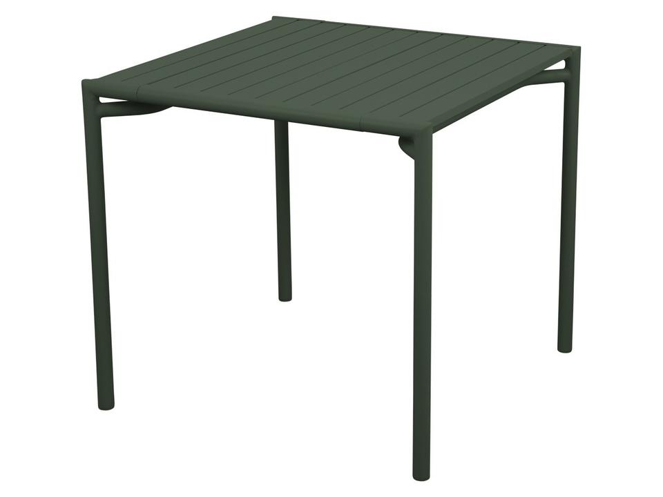 Cane-line Bliss 32-Inch Square Dining Table in Dark Green