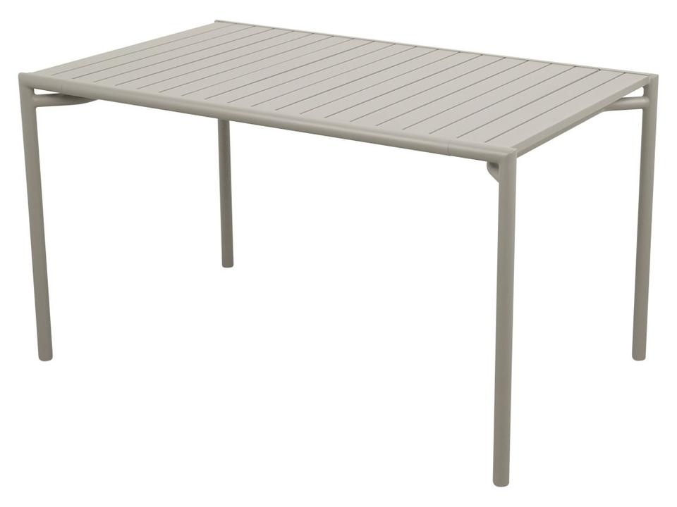 Bliss 52-Inch Rectangular Dining Table in Sand Aluminum