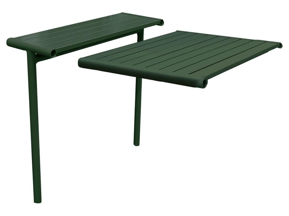 Bliss Aluminum Dining Table Extension Module in Dark Green