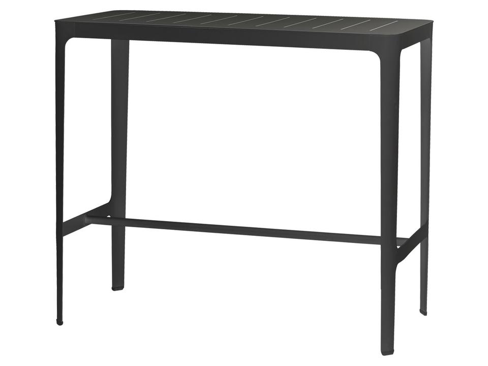 Cut Black Aluminium Bar Table
