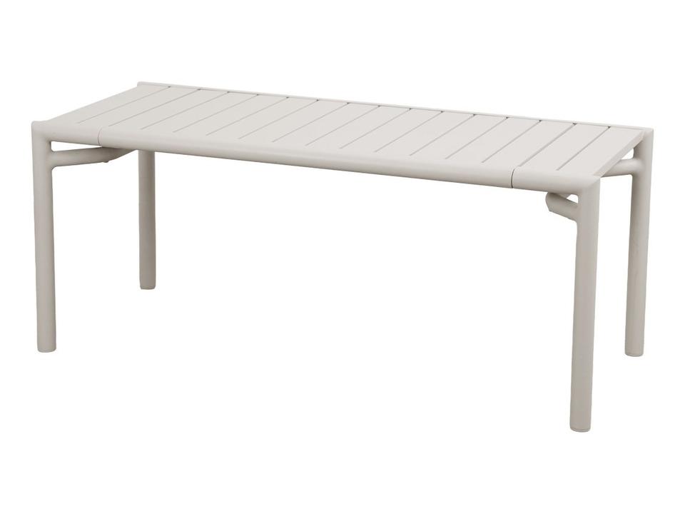 Cane Line Bliss Coffee Table Bench Sand Aluminum