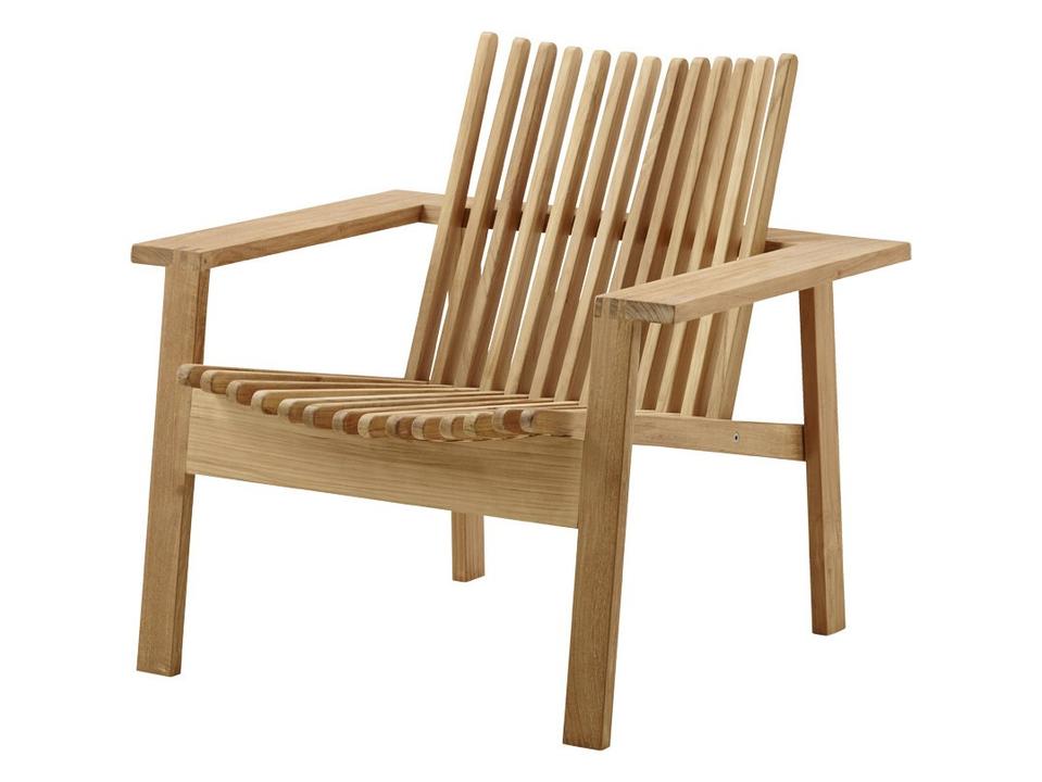Cane-line Amaze Teak Stackable Lounge Chair