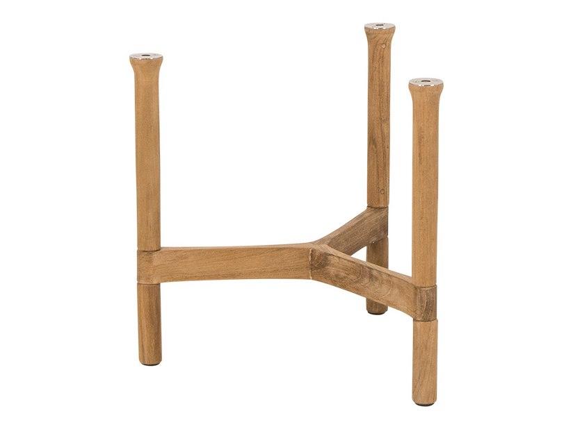 Twist Teak Small Round Coffee Table