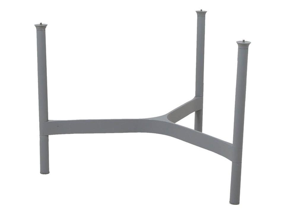 Cane-line Twist Light Grey Aluminium Coffee Table Base Medium