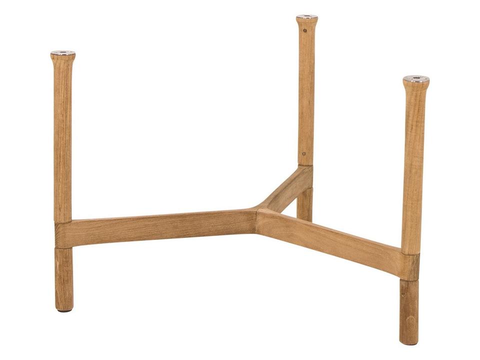 Cane-line Twist Teak Medium Round Coffee Table Base