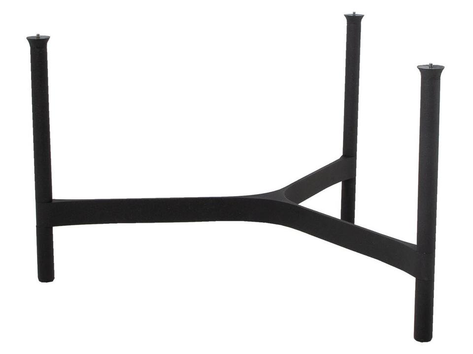 Cane-line Twist Large Coffee Table Base in Lava Grey Aluminum