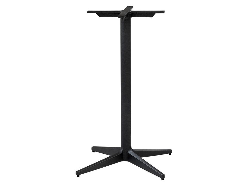 Drop Cafe Table Base in Lava Grey Aluminum