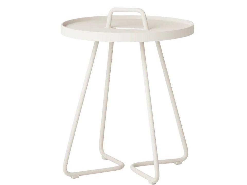 On-The-Move Sand Aluminium Side Table Mini