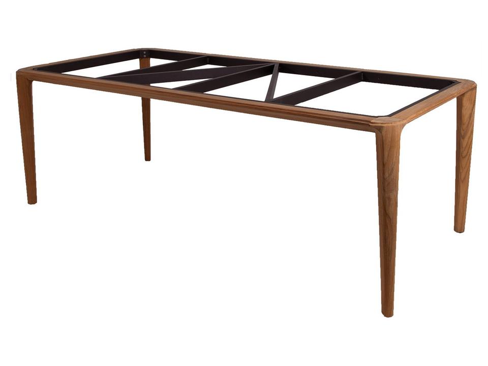 Aspect Teak Aluminum Table Base