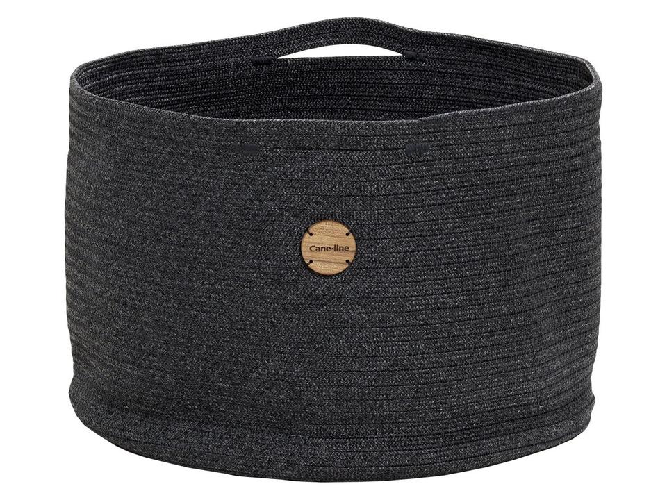 Soft Rope Large Basket in Dark Grey