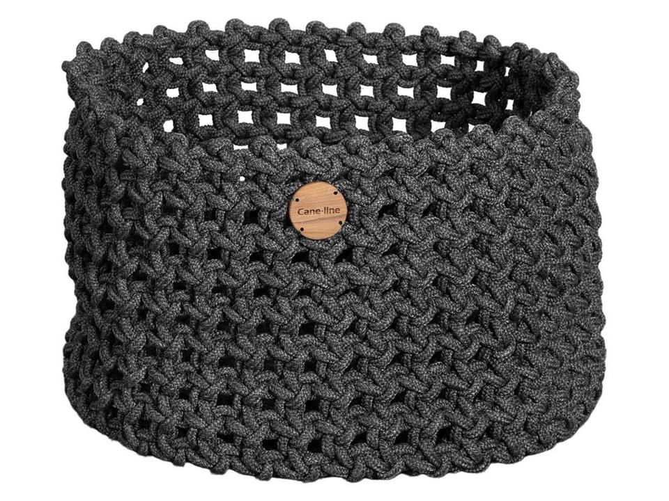 Soft Rope Dark Grey Soft Rope Basket Large
