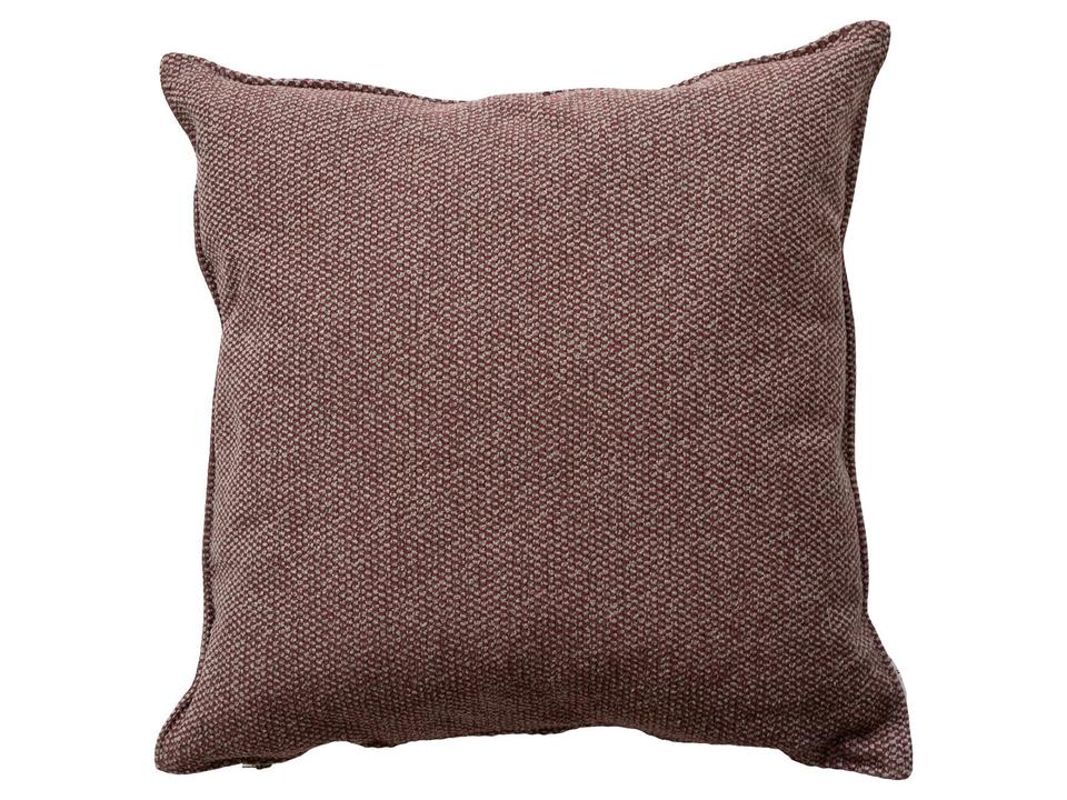 Cane-line Wove 19.7-Inch Square Scatter Cushion in Dark Bordeaux