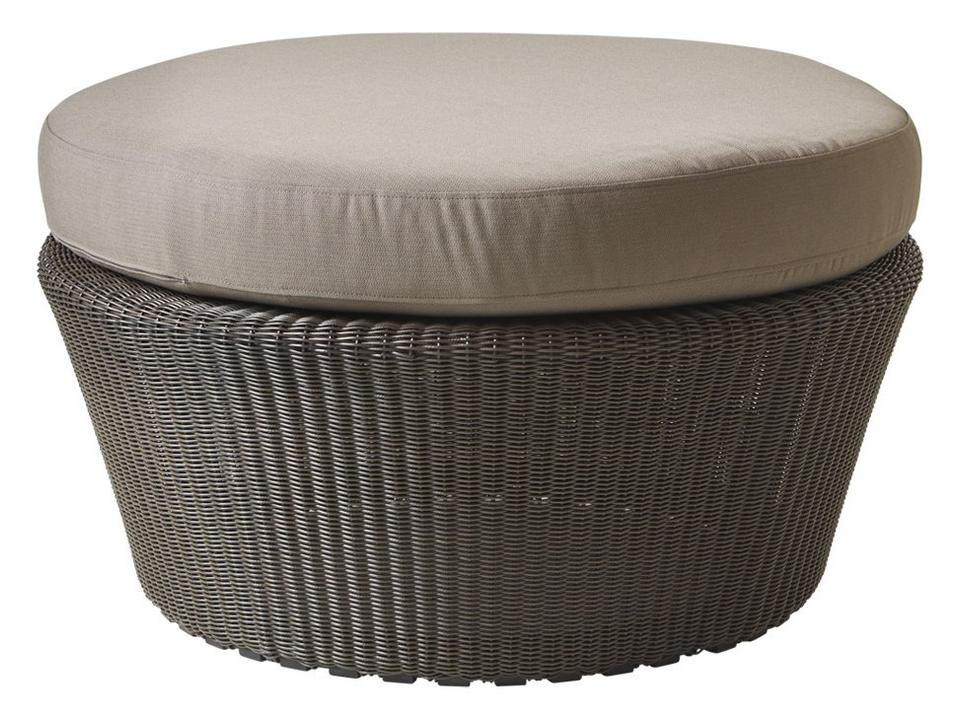 Kingston Large Footstool with Mocca Cane-line Weave