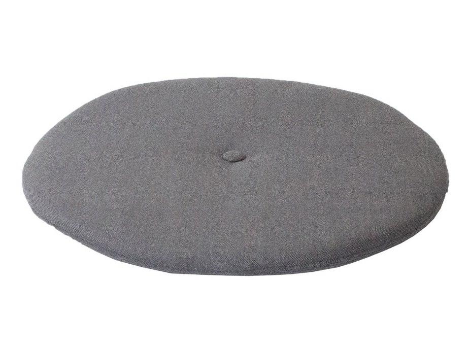 Peacock Grey Natte Footstool Cushion